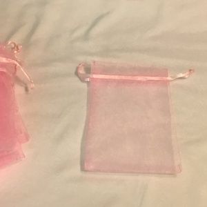 Pink Organza Bags